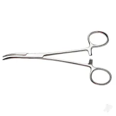 Excel 7.5in Curved Nose Stainless Steel Hemostats (Carded)