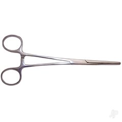 Excel 7.5in Straight Nose Stainless Steel Hemostats (Carded)