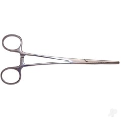Excel 7.5in Straight Nose Stainless Steel Hemostats (Carded)