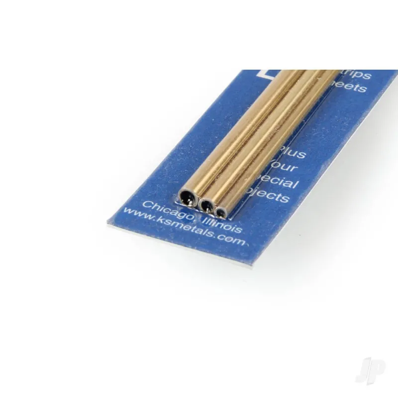 K&S 3/32, 1/8, 5/32 Soft Bendable Brass Tube (12in long) (3 pcs)