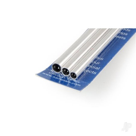 K&S 3/16, 7/32, 1/4 Soft Bendable Aluminium Tube (12in long) (3 pcs)