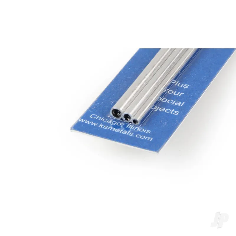 K&S 3/32, 1/8, 5/32 Soft Bendable Aluminium Tube (12in long) (3 pcs)