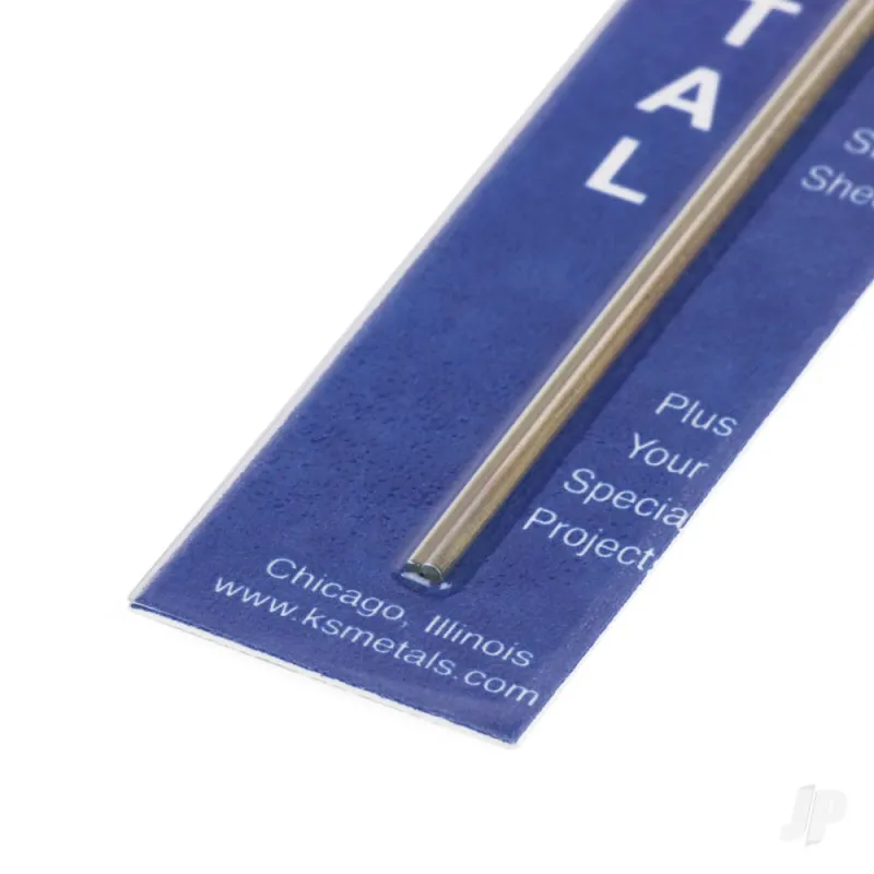 K&S 1/16, 3/64 Soft Bendable Brass Rod (12in long) (2 pcs)