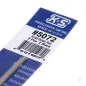 K&S 1/16, 3/64 Soft Bendable Brass Rod (12in long) (2 pcs)