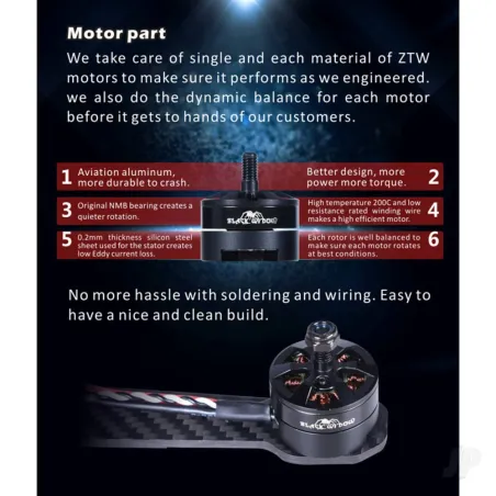 ZTW Black Widow 2212-18A 1990kv (CW)