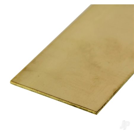 K&S 1/2in Brass Strip .025in Thick (12in long)