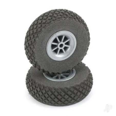 Dubro 2-3/4in Diamond Lite Wheels (70mm) (1 pair per card)