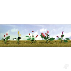 JTT Assorted Flower Plants 3, O-Scale, (10 per pack)