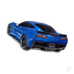 Traxxas Body, Chevrolet Corvette Z06, Blue (painted, decals applied)