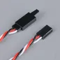 Radient Futaba Twisted HD Extension Lead with Clip 200mm