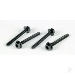 Dubro 1/4-20 x 2in Nylon Wing Bolts (4 pcs per package)