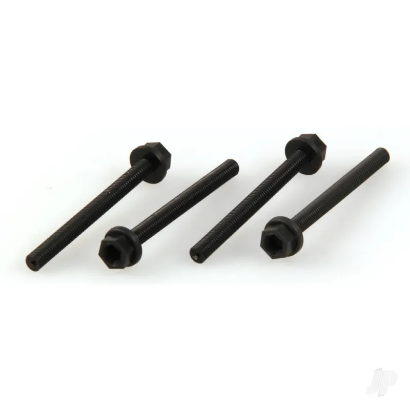 Dubro 1/4-20 x 3in Nylon Wing Bolts (4 pcs per package)