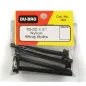 Dubro 1/4-20 x 3in Nylon Wing Bolts (4 pcs per package)