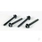 Dubro 1/4-20 x 3in Nylon Wing Bolts (4 pcs per package)