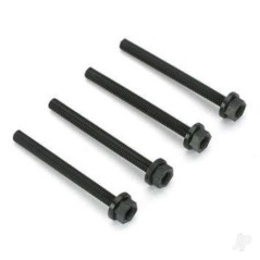Dubro 1/4-20 x 3in Nylon Wing Bolts (4 pcs per package)