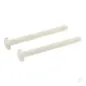 Dubro 1/4-20 x 3in Nylon Wing Bolts (4 pcs per package)