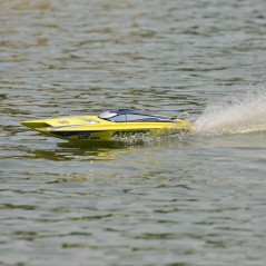 Volantex Atomic Cat 70 Brushless ARTR Racing Boat (Yellow)