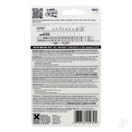 Super Glue Super Glue Gel 2-Pack (2x 0.07oz, 2g)