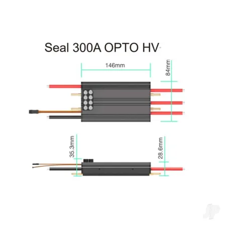 ZTW Seal 300A Opto ESC HV 14S ESC