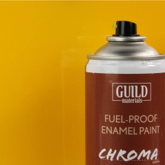 Guild Lane Chroma Enamel Fuelproof Paint Gloss Cub Yellow (400ml Aerosol)