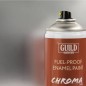 Guild Lane Chroma Enamel Fuelproof Paint Gloss Silver (400ml Aerosol)