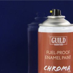 Guild Lane Chroma Enamel Fuelproof Paint Gloss Dark Blue (400ml Aerosol)