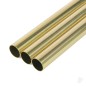 K&S 3mm Brass Round Tube, .225in Wall (1m long)