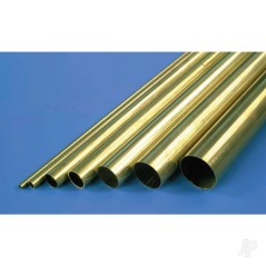 K&S 3mm Brass Round Tube, .225in Wall (1m long)
