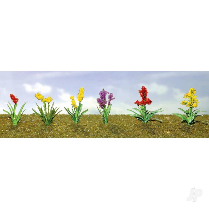 JTT Assorted Flower Plants 2, O-Scale, (10 per pack)