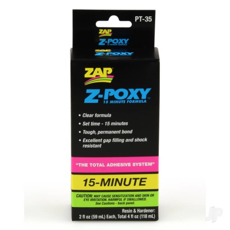 Zap PT35 Z-Poxy 15 Minute Epoxy 4oz