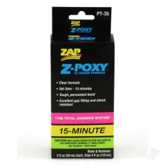 Zap PT35 Z-Poxy 15 Minute Epoxy 4oz (Box of 6)