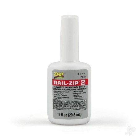 Zap PT23 Rail Zip Track Cleaner 1oz (Box of 6)