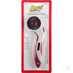 Excel 45mm Ergonomic Rotary Cutter (Carded)