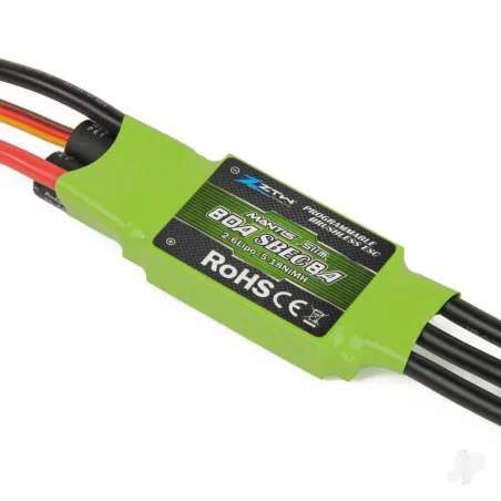 ZTW Mantis Slim 80A SBEC ESC (2-6 Cells)
