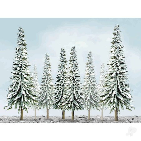 JTT Scenic Snow Pine, 1in to 2in, Z-Scale, (55 per pack)