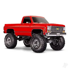 Traxxas TRX-4 1979 Chevrolet K10 Truck 1:10 4WD Electric Trail Crawler,Red (+ TQi 4-ch, XL-5 HV, Titan 550)