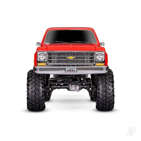 Traxxas TRX-4 1979 Chevrolet K10 Truck 1:10 4WD Electric Trail Crawler,Red (+ TQi 4-ch, XL-5 HV, Titan 550)