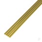 K&S 1/4in Brass Strip .016in Thick (12in long)