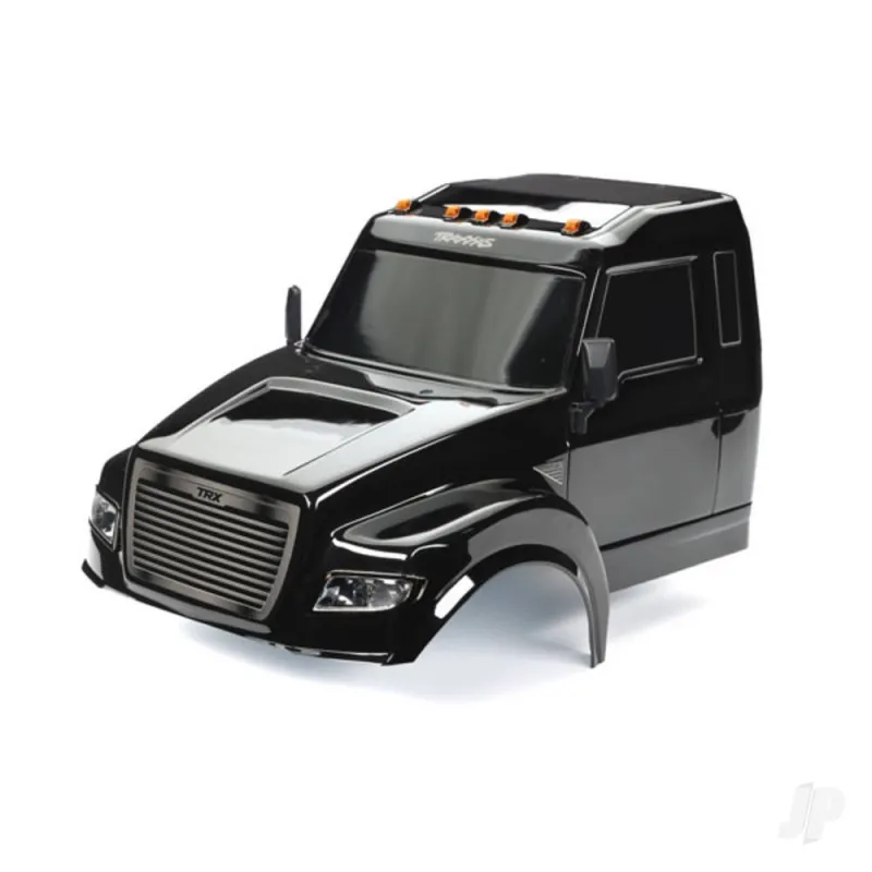 Traxxas Body, TRX-6 Ultimate RC Hauler, black (painted, decals applied) (includes headlights, roof lights, & side mirrors) Traxxas Body, TRX-6 Ultimate RC Hauler, black (painted, decals applied) (includes headlights, roof lights, & side mirrors)