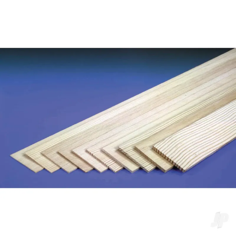 JP 1/16in 36x3in Sheet Spruce