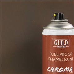 Guild Lane Chroma Enamel Fuelproof Paint Matt PC10 Dirty Brown (400ml Aerosol)