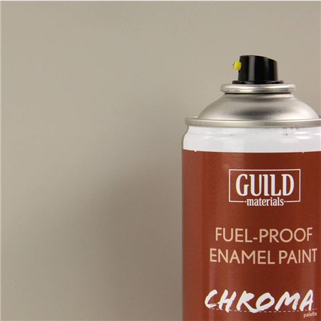 Guild Lane Chroma Enamel Fuelproof Paint Matt Light Grey (400ml Aerosol)