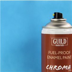 Guild Lane Chroma Enamel Fuelproof Paint Matt Light Blue (400ml Aerosol)