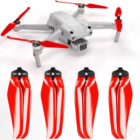 Master Airscrew MR-Air 2S -7.2x3.8 Prop Set x4 Red