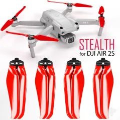 Master Airscrew MR-Air 2S -7.2x3.8 Prop Set x4 Red