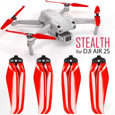 Master Airscrew MR-Air 2S -7.2x3.8 Prop Set x4 Red