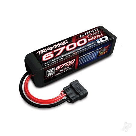 Traxxas LiPo 4S 6700mAh 14.8V 25C iD Power Cell Battery