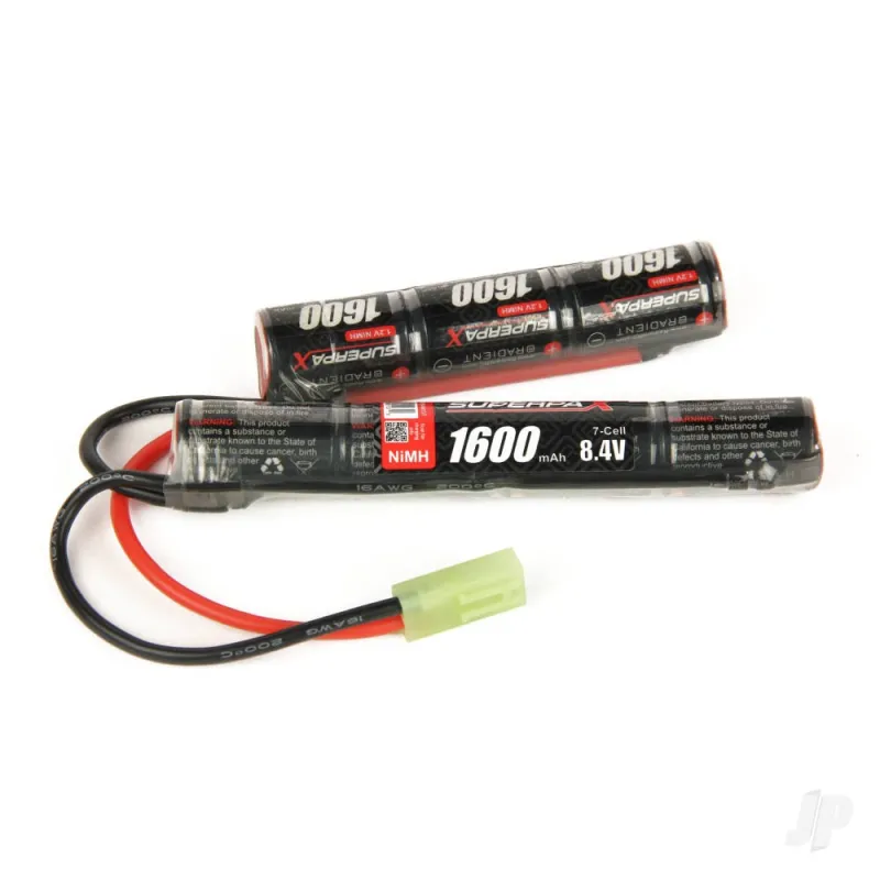 Radient NiMH 8.4V 1600mAh 2/3A Saddle-Stick, mTam