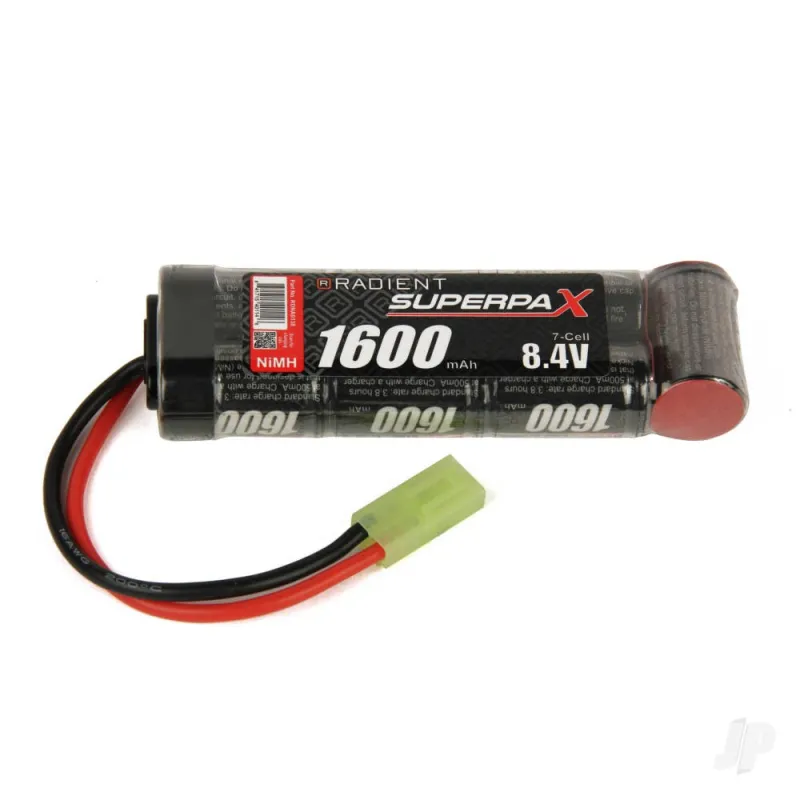 Radient NiMH 8.4V 1600mAh 2/3A Stick, mTam