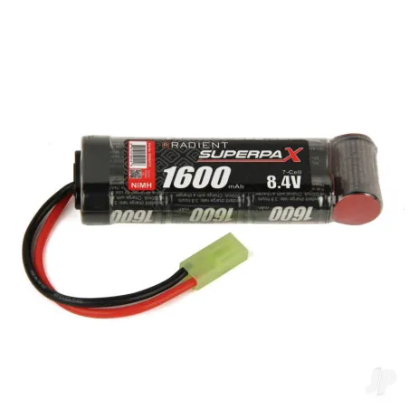 Radient NiMH 8.4V 1600mAh 2/3A Stick, mTam
